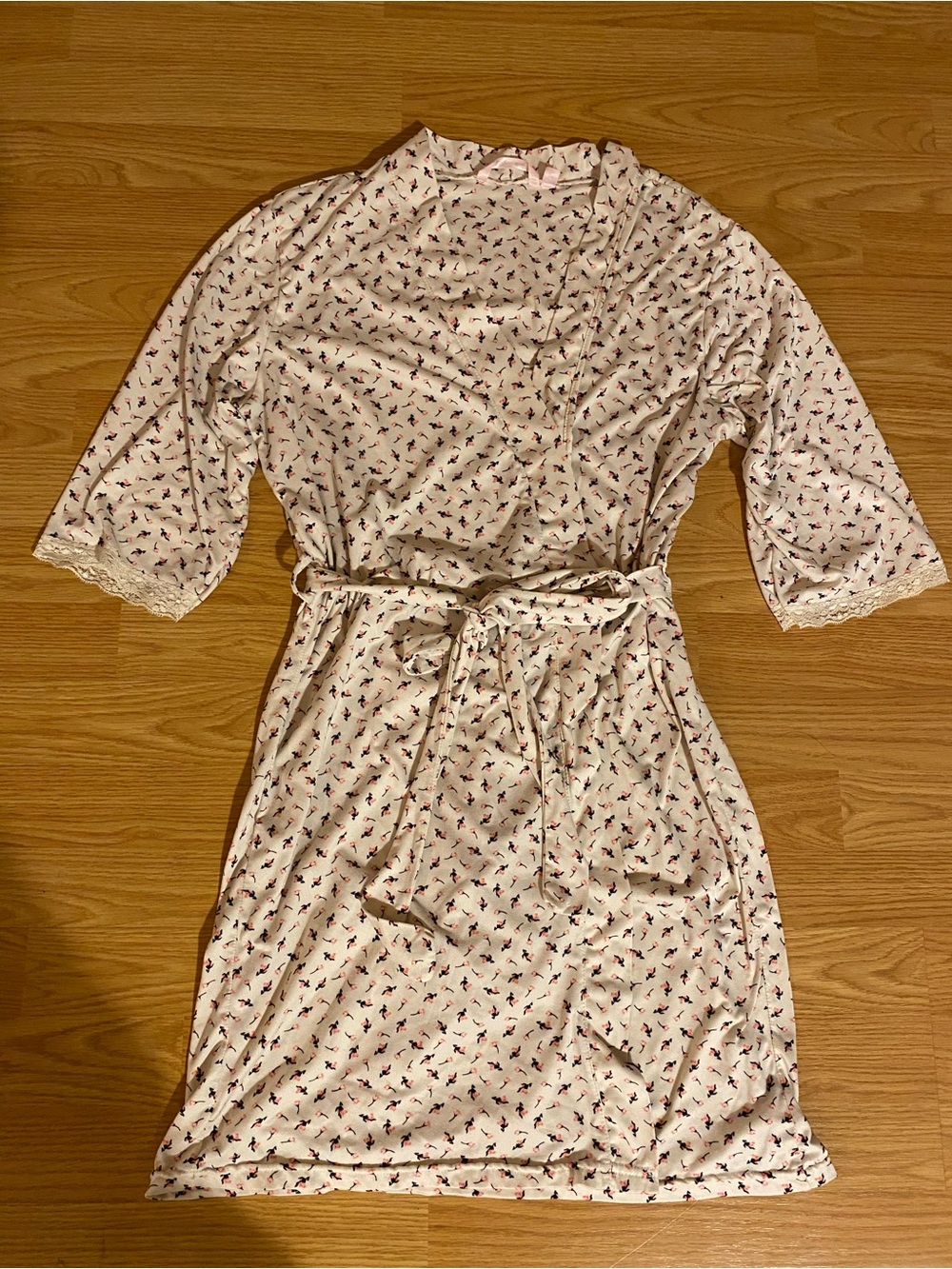 Floral robe short lightweight